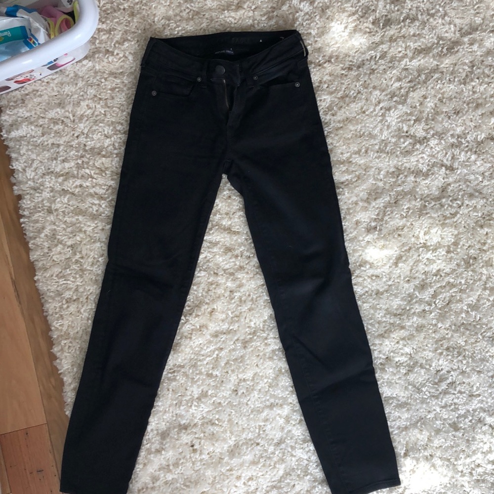 American Eagle black skinny jeans